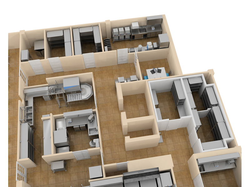 Кухня в гостинице