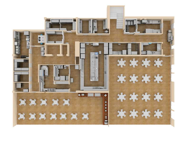 Кухня в гостинице