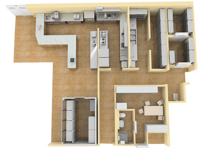 Кухня на заправочной станции (АЗС)