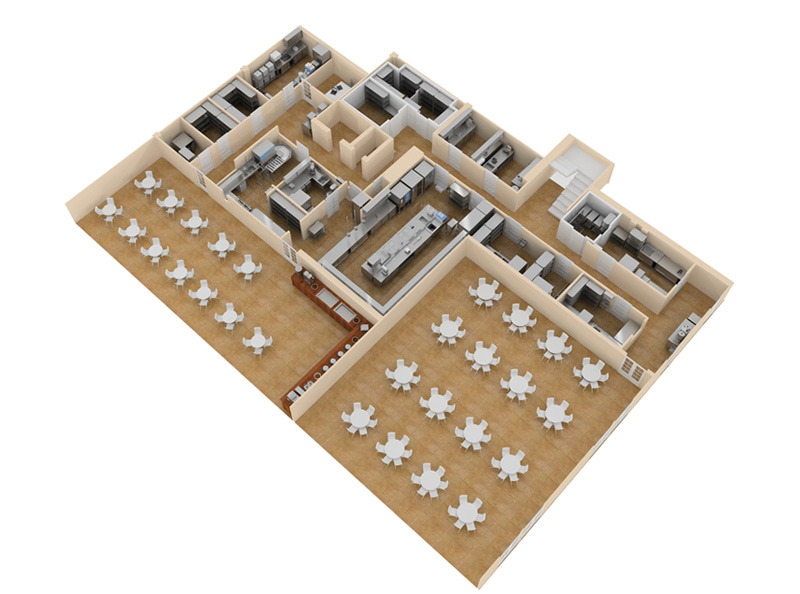 Кухня в гостинице