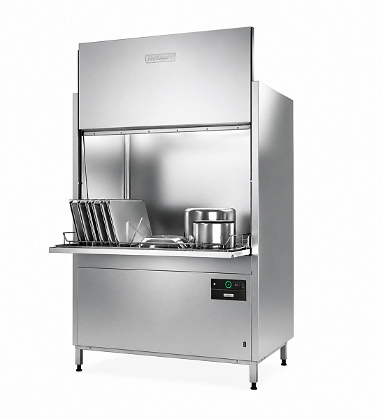 Машина котломоечная Hobart UXT-10B PROFI на 2 корзины с дозаторами моющего и ополаскивающего средств, насосами ополаскивания и слива