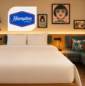 Hampton by Hilton – готовое постельное белье для отелей