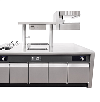 Моноблочная профессиональная кухня Berto’s La Cucina