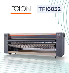 Профессиональный гладильный каландр TOLON TFI6032, длина вала 3200 мм