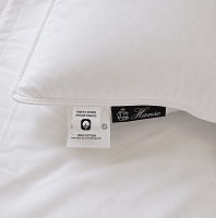 Подушка пуховая трехкамерная Hanse Natural Hybrid Pillow Jumbo, 51×71 см, белая