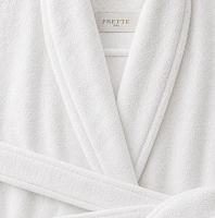 Халат махровый Frette, 100% хлопок, белый