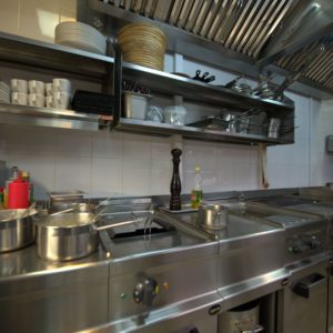 Открыть ресторан с нуля. Ресторан «Bake`n`Roll», Москва. На фото тепловое оборудование Apach и нейтральное оборудование HiCold.