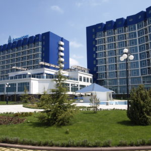 Технологическое проектирование ресторана при отеле. SPA-Отель «Аквамарин» 5*, Севастополь. На фото здание отеля.