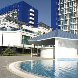 Специализированное кухонное оборудование для отелей и гостиниц. SPA-Отель «Аквамарин» 5*, Севастополь. На фото здание отеля.