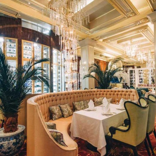 Ресторан под ключ от Profitex. Казино «Sochi Casino & Resort», Сочи. На фото интерьер зала ресторана "Брунелло".