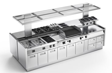 Профессиональные модульные кухни ANGELO PO ICON 7000